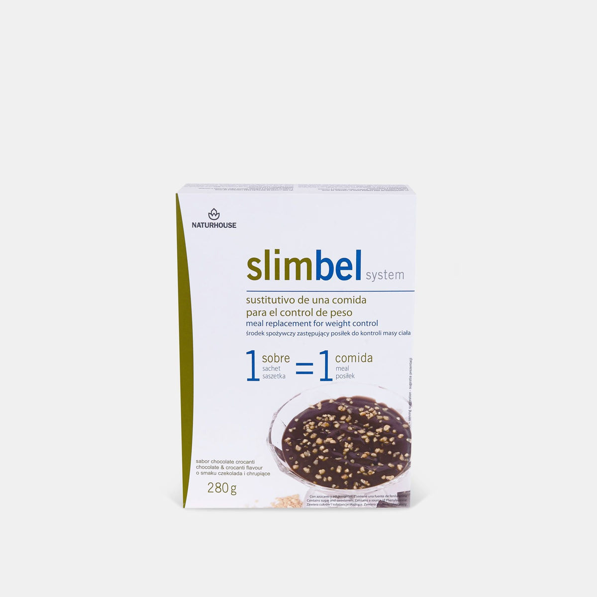 Slimbel Chocolate Pudding with Crocanti