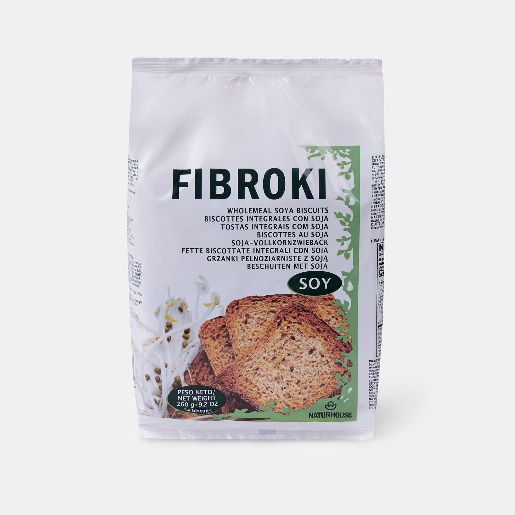 Fibroki Wholemeal Soybean Crispbreads