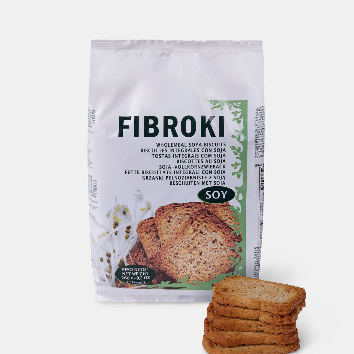 Fibroki Wholemeal Soybean Crispbreads