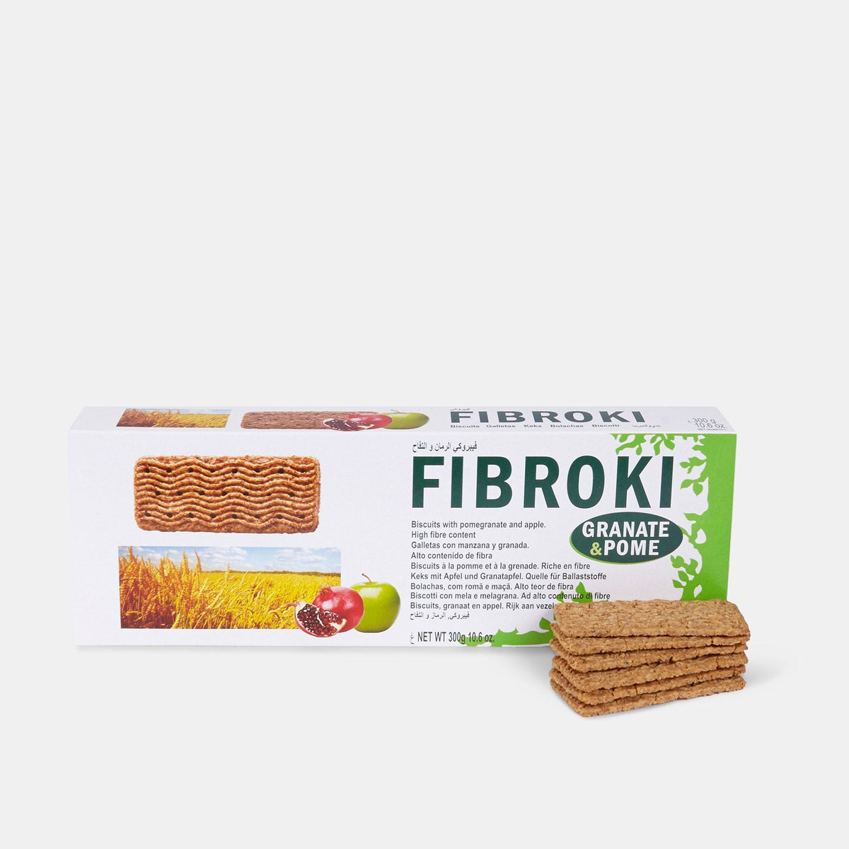 Fibroki Pomegranate and Apple Biscuits