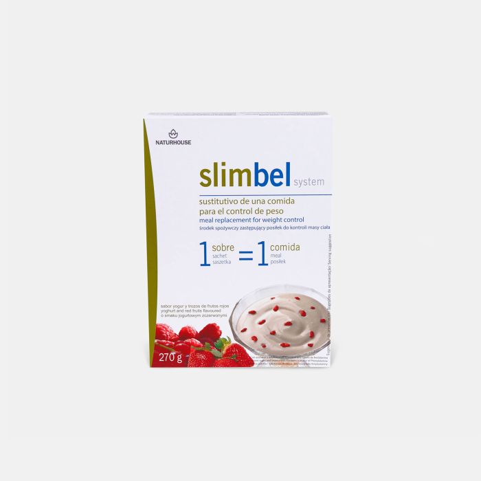 Slimbel Yoghurt Pudding with Red Fruits