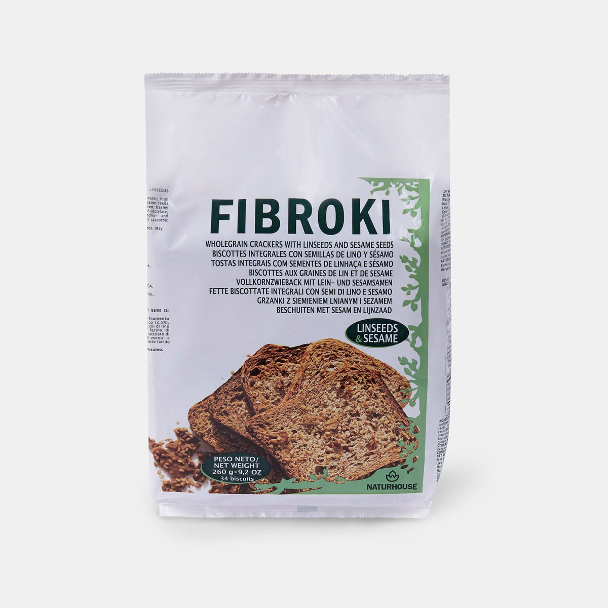 Fibroki Linseed & Sesame Crispbreads